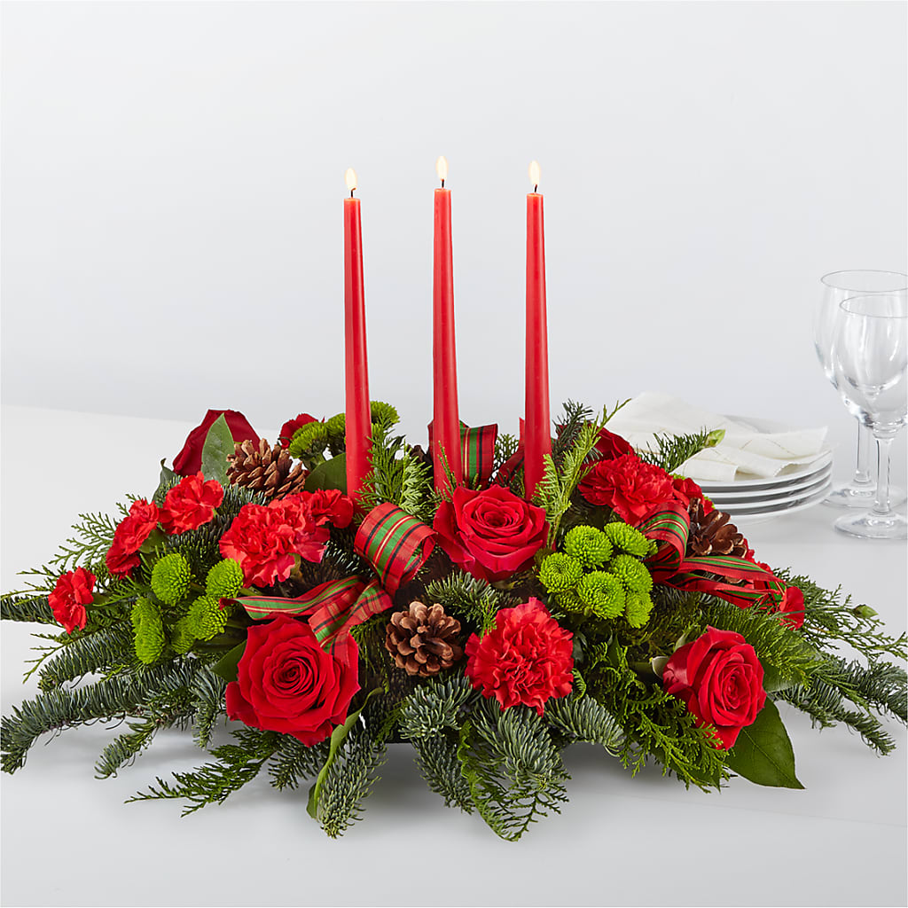 By the Candlelight Centerpiece – Eastland Heaven Sent Floral, Eastland TX