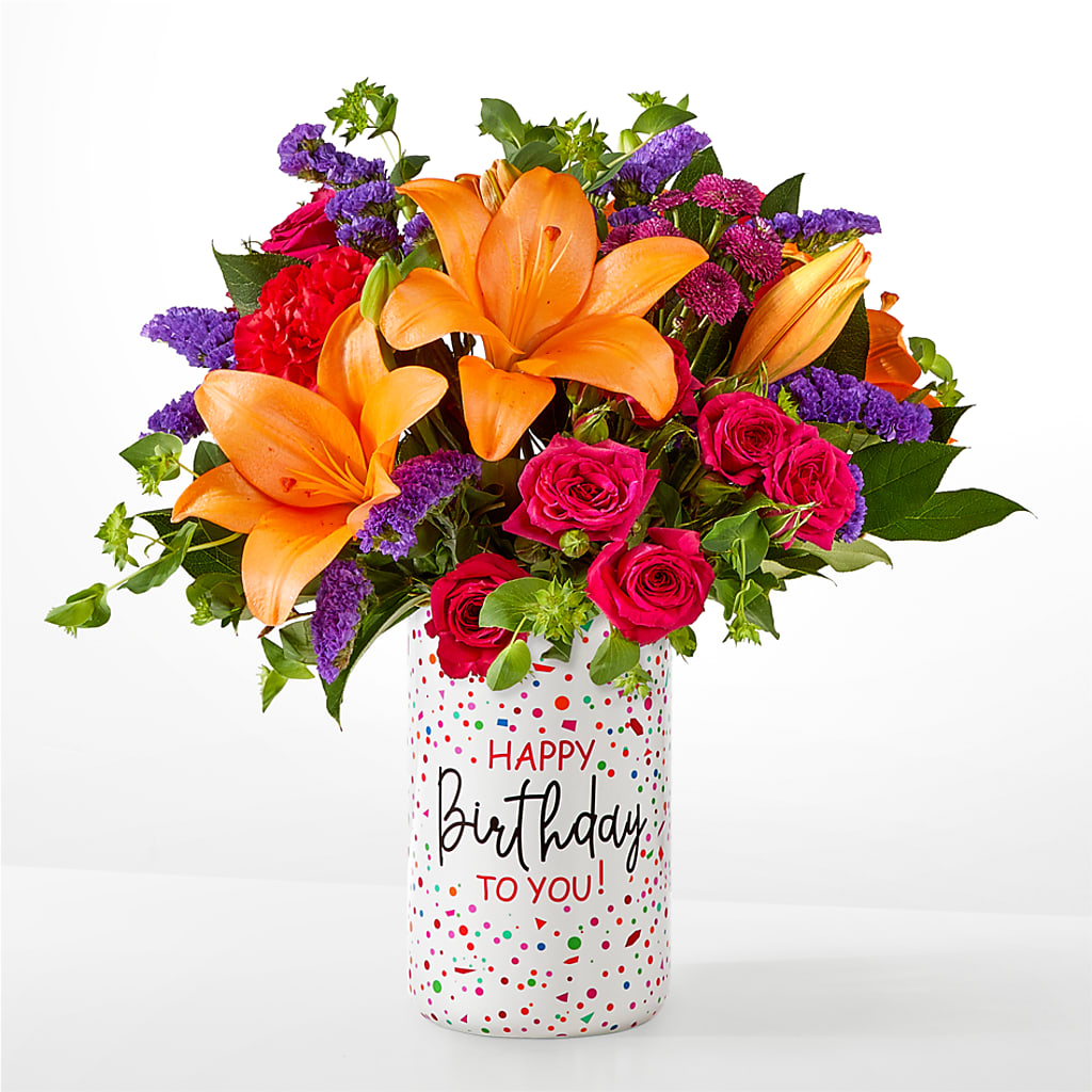 Birthday Palooza Bouquet – Eastland Heaven Sent Floral, Eastland TX