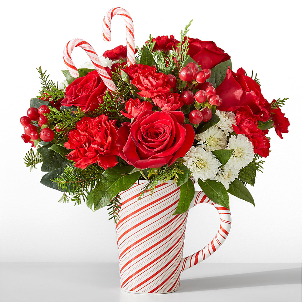 Peppermint Swirl Mug – Eastland Heaven Sent Floral, Eastland TX