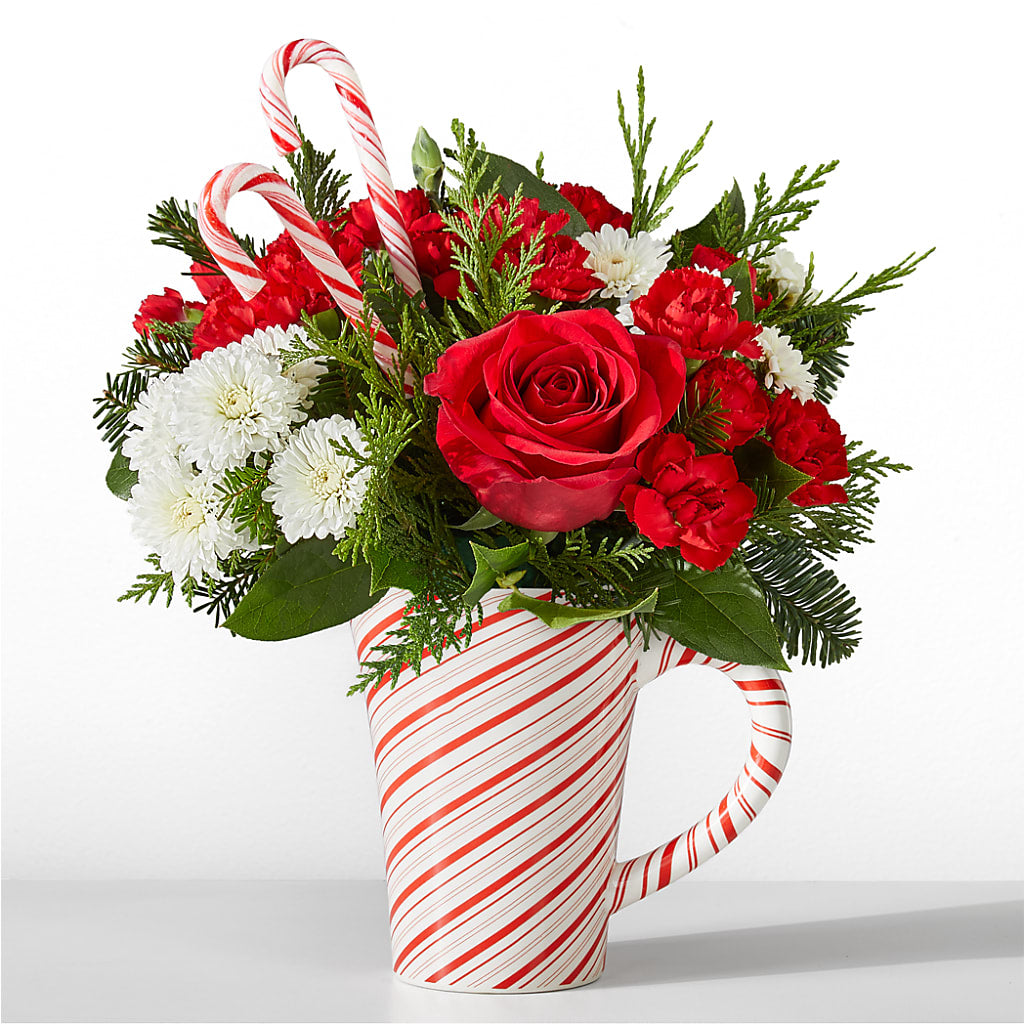 Peppermint Swirl Mug – Eastland Heaven Sent Floral, Eastland TX