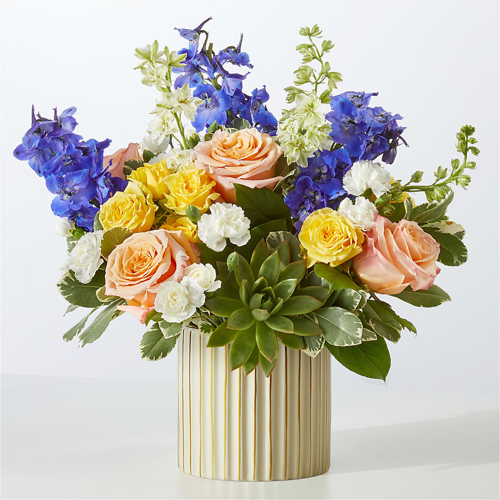 Cobalt Reverie Bouquet – Eastland Heaven Sent Floral, Eastland TX