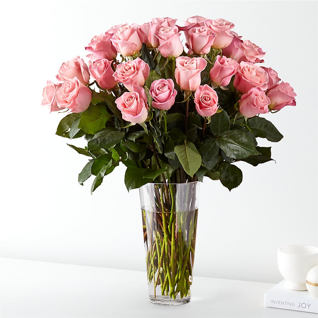 Long Stem Pink Rose Bouquet – Eastland Heaven Sent Floral, Eastland TX