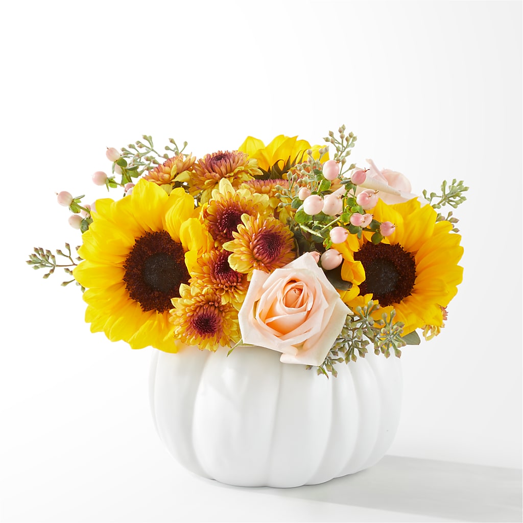 Pumpkin to Talk About Bouquet – Eastland Heaven Sent Floral, Eastland TX
