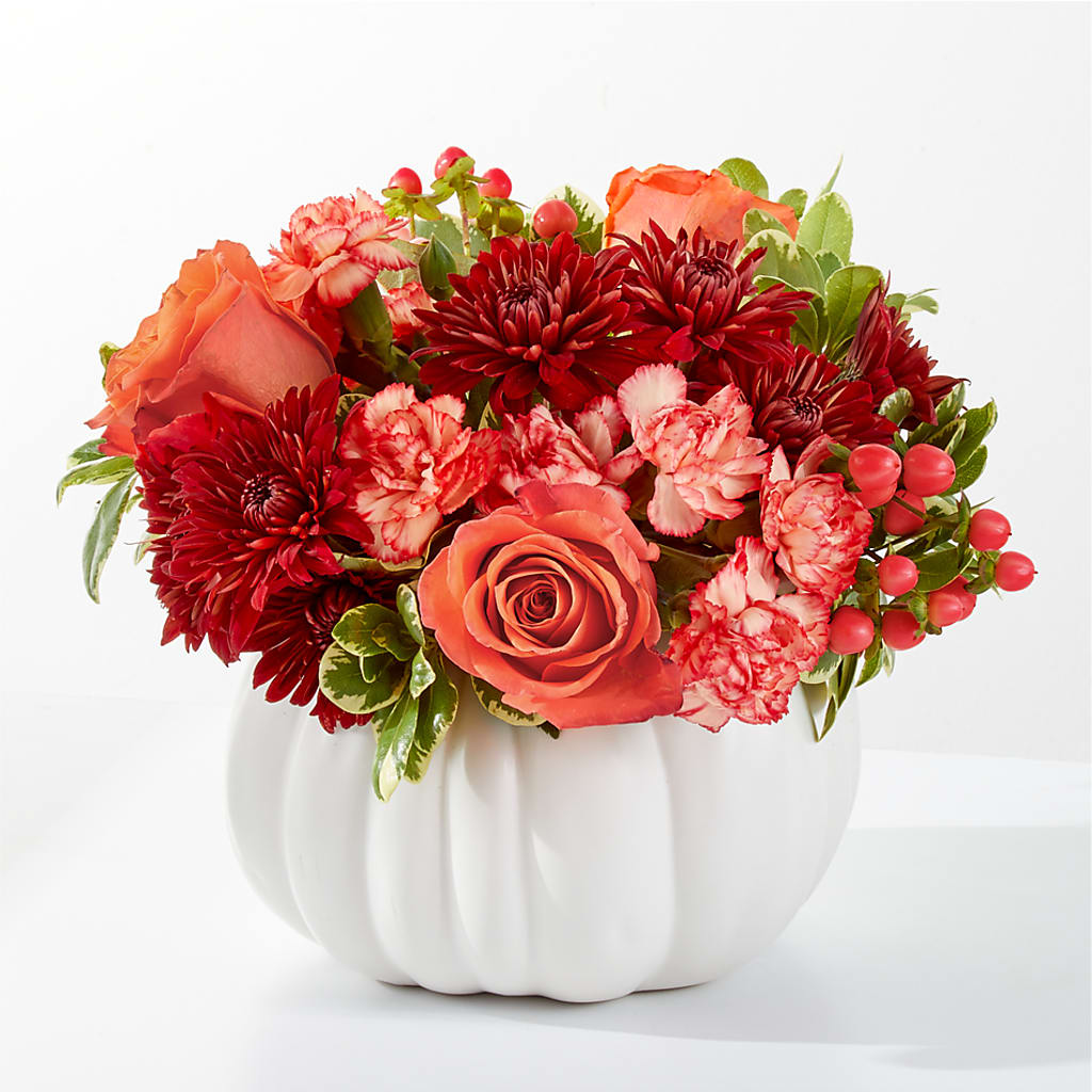 Autumn Air Pumpkin Bouquet – Eastland Heaven Sent Floral, Eastland TX