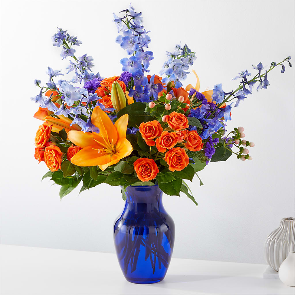 Radiant Citrus Bouquet – Eastland Heaven Sent Floral, Eastland TX