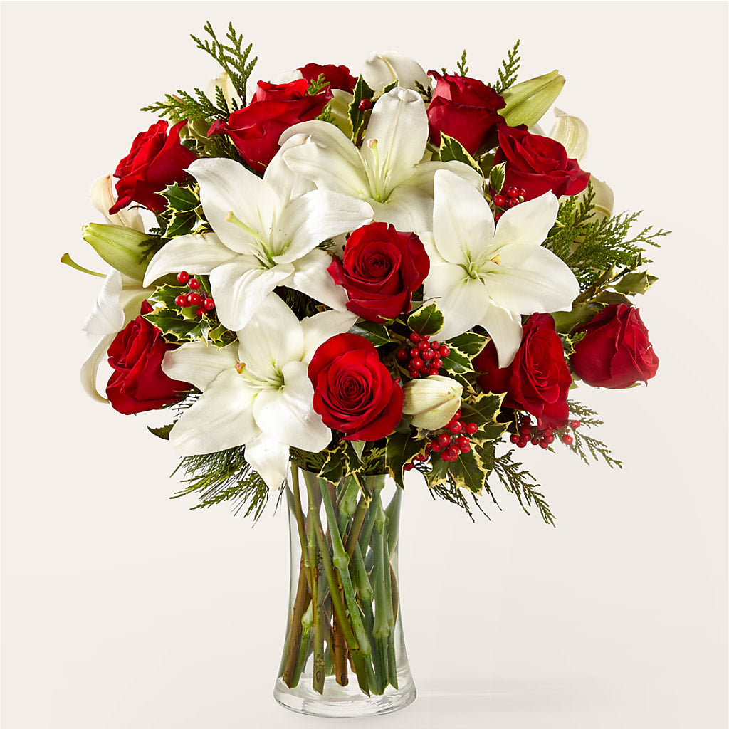 Sparkling Snowflakes Bouquet – Eastland Heaven Sent Floral, Eastland TX