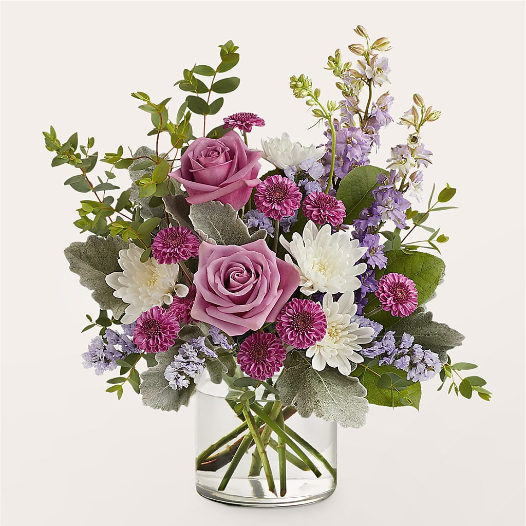 Violet Frost Bouquet – Eastland Heaven Sent Floral, Eastland TX