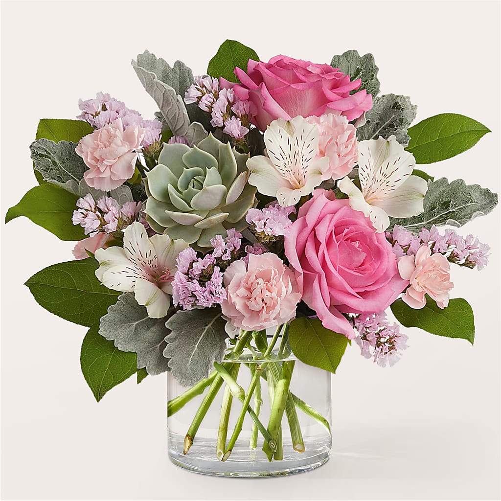 Dusty Rose Bouquet – Eastland Heaven Sent Floral, Eastland TX