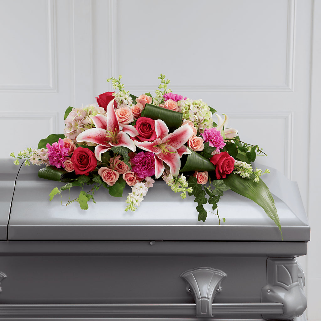 Splendid Grace Casket Spray – Eastland Heaven Sent Floral, Eastland TX