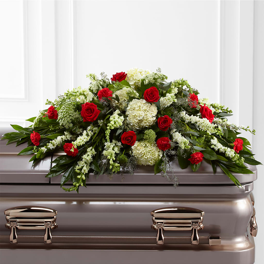 Sincerity Casket Spray – Eastland Heaven Sent Floral, Eastland TX