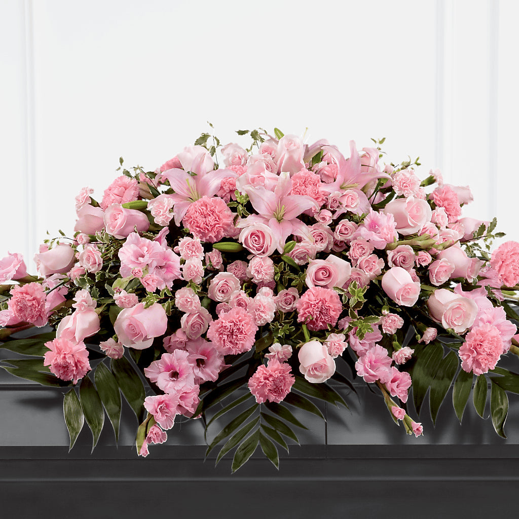 Garden of Comfort Casket Spray (Standard) – Eastland Heaven Sent Floral, Eastland TX