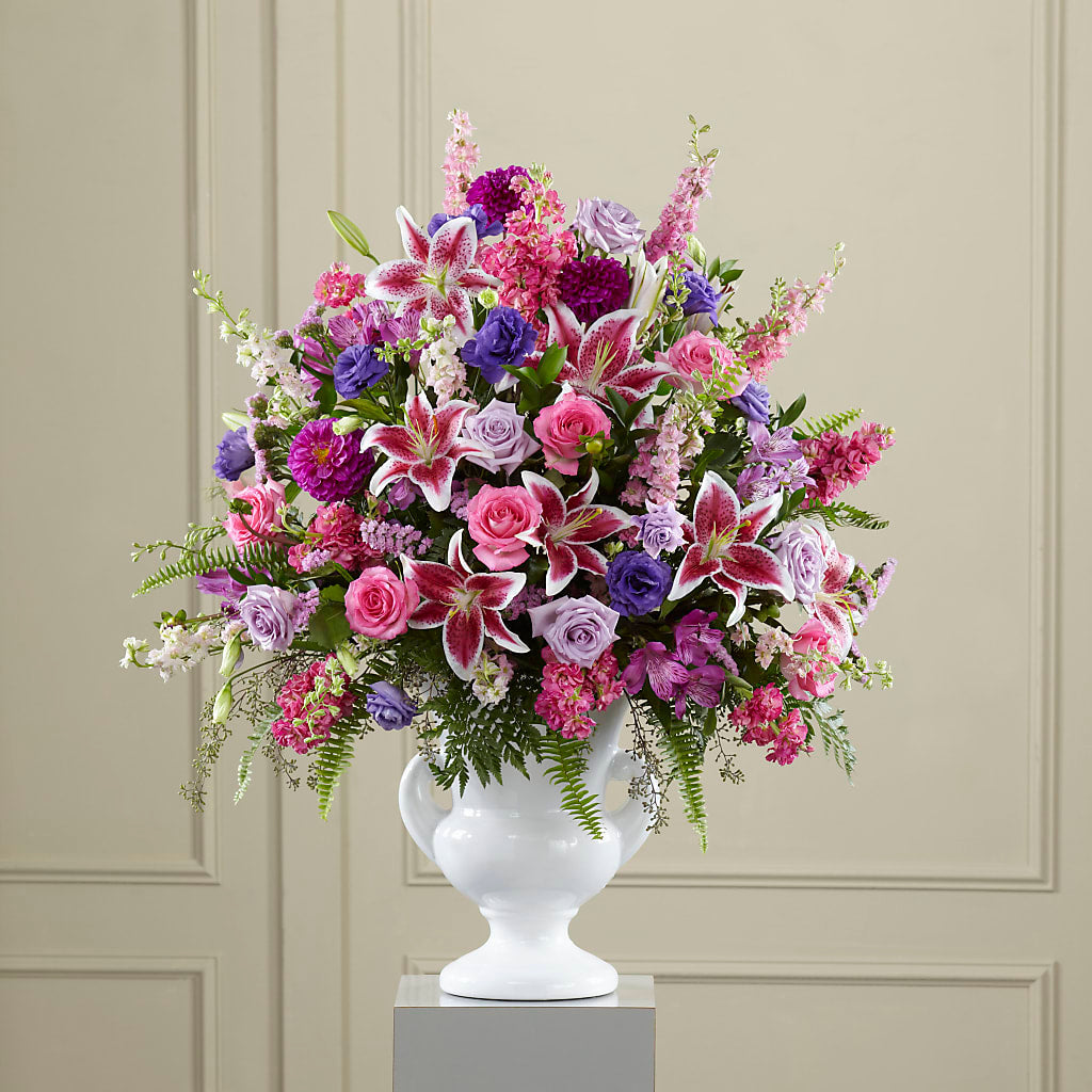 Peaceful Tribute Arrangement – Eastland Heaven Sent Floral, Eastland TX