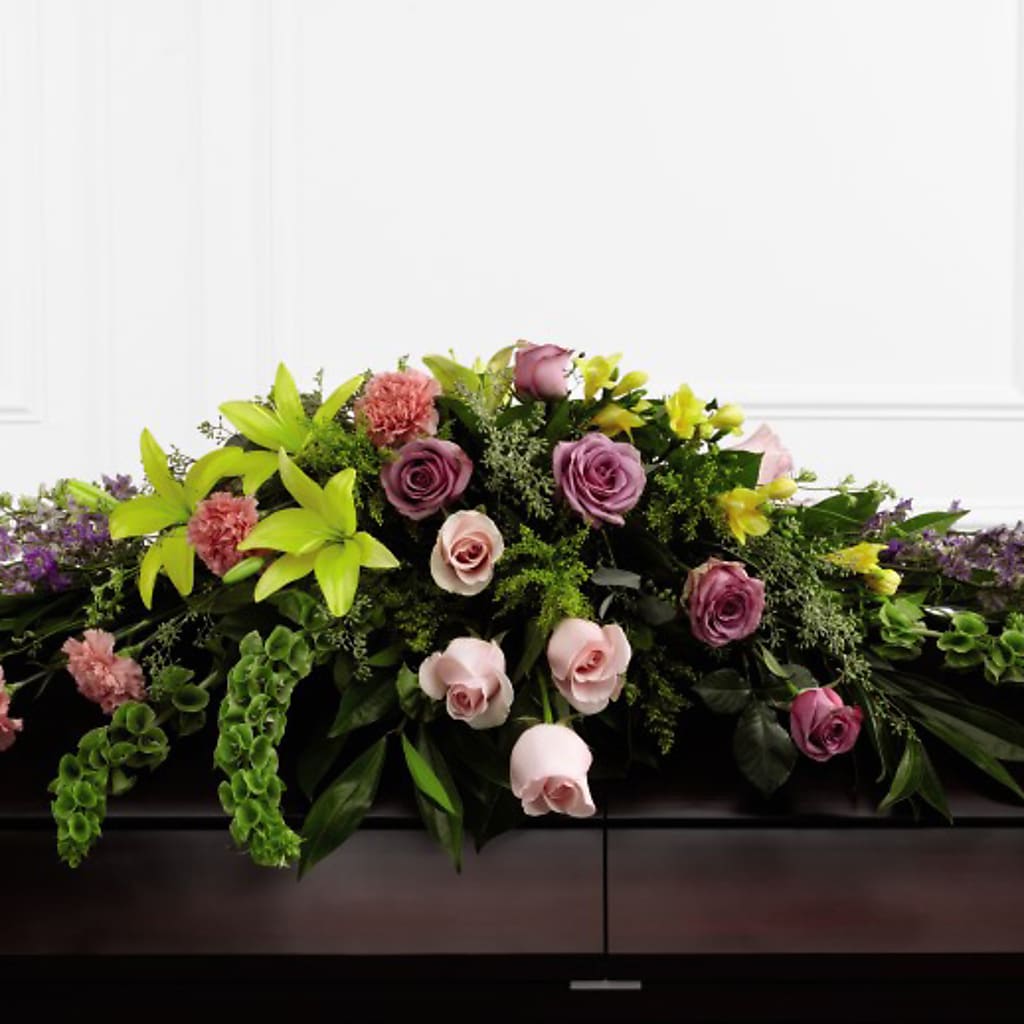 Forever Beloved Casket Spray – Eastland Heaven Sent Floral, Eastland TX