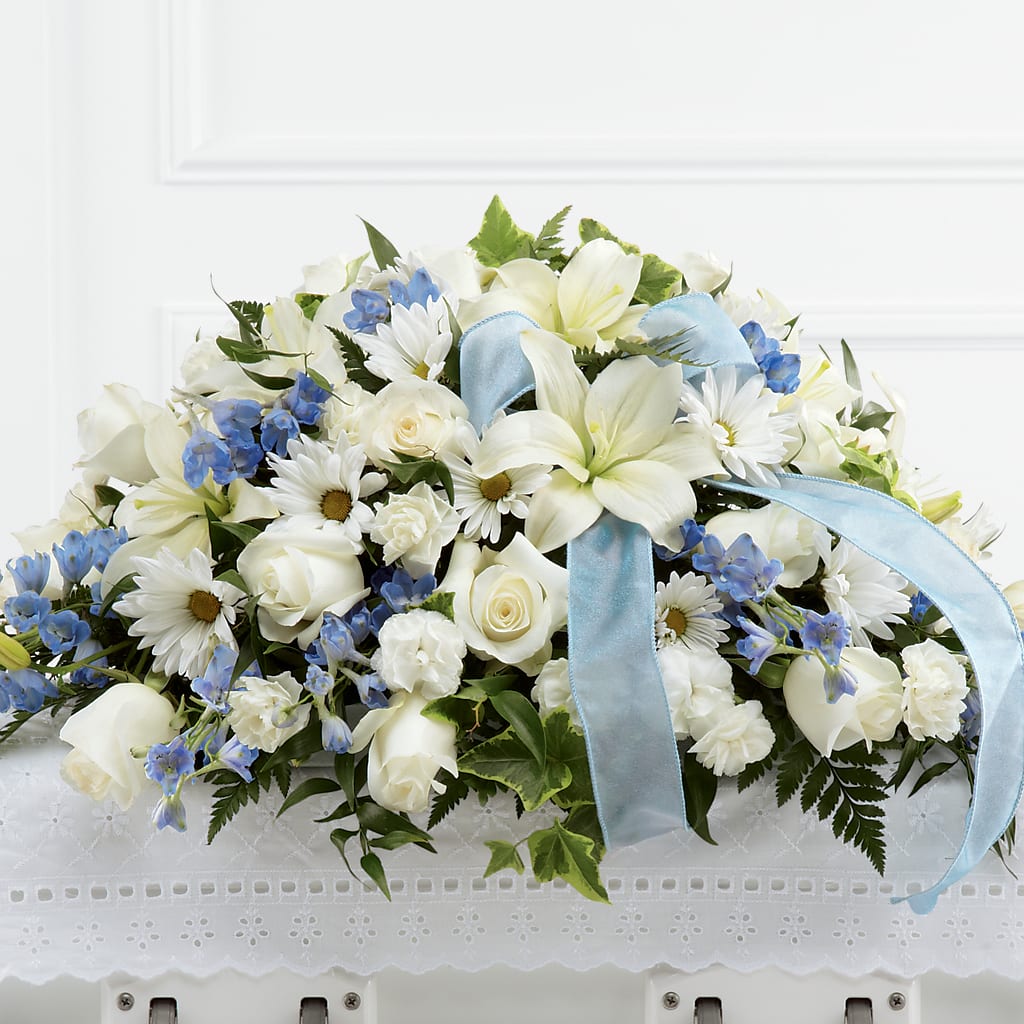 Tender Treasure Casket Spray – Eastland Heaven Sent Floral, Eastland TX