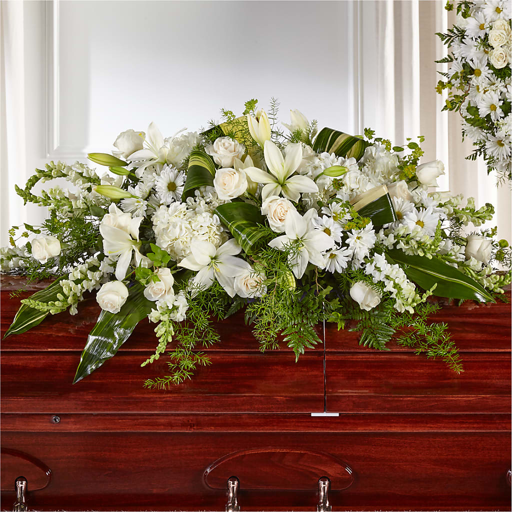 Abundance Casket Spray – Eastland Heaven Sent Floral, Eastland TX