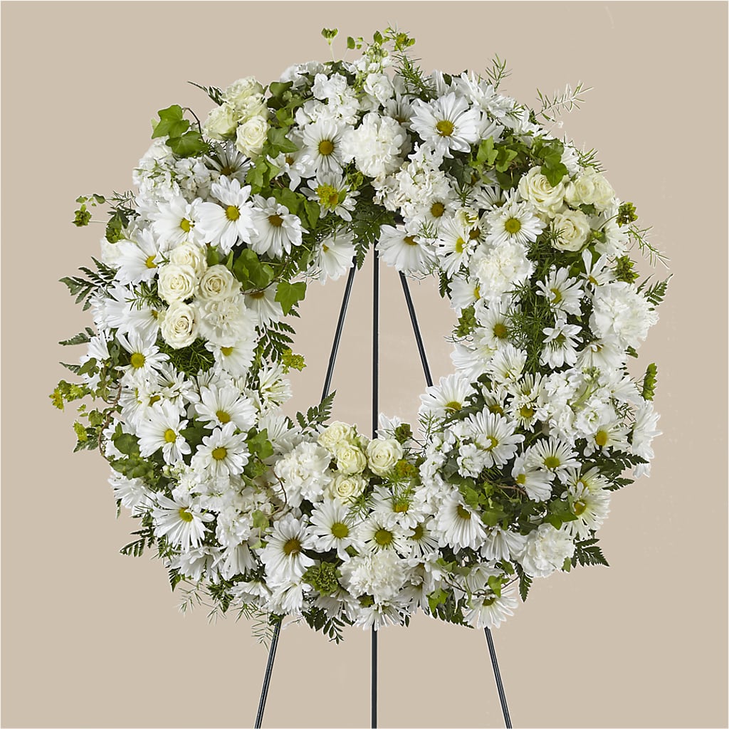 Faithful Wishes Wreath – Eastland Heaven Sent Floral, Eastland TX