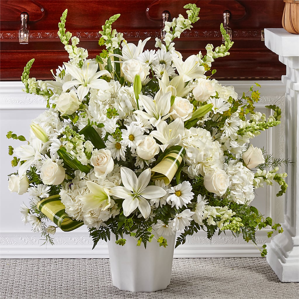 Thoughts of Tranquility Floor Basket – Eastland Heaven Sent Floral, Eastland TX