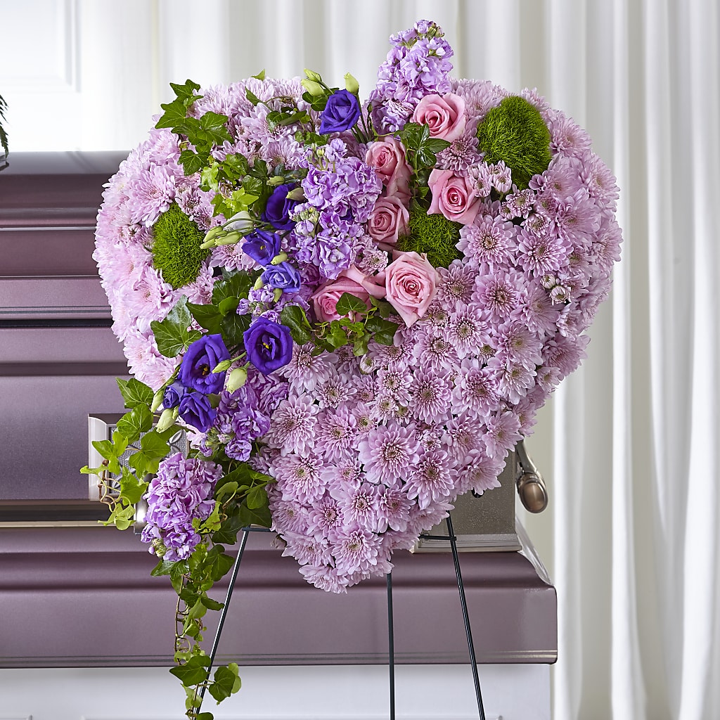 Treasured Love Standing Heart – Eastland Heaven Sent Floral, Eastland TX