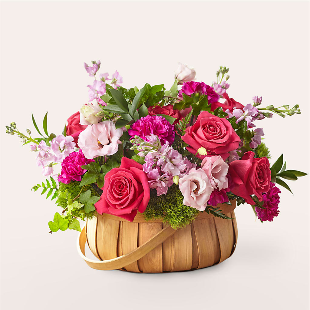 Radiance in Bloom Basket – Eastland Heaven Sent Floral, Eastland TX