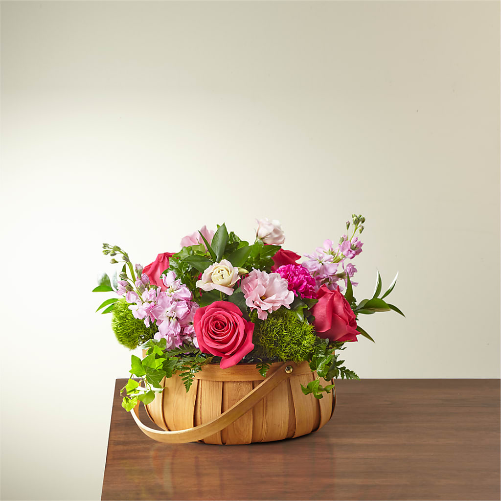 Radiance in Bloom Basket – Eastland Heaven Sent Floral, Eastland TX