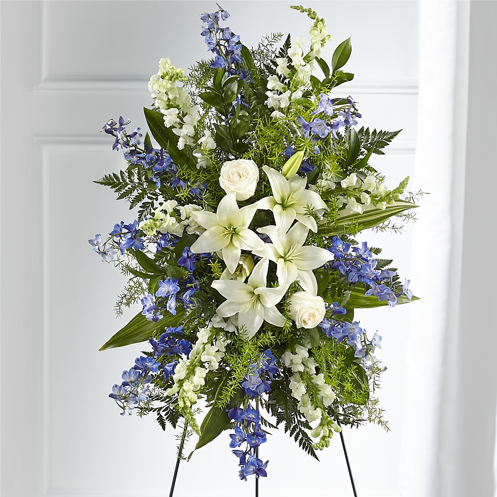 Faithful Friend Standing Spray – Eastland Heaven Sent Floral, Eastland TX