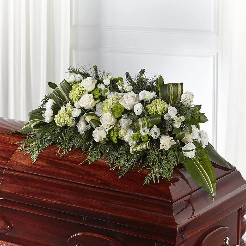 Hopeful Gesture Casket Spray – Eastland Heaven Sent Floral, Eastland TX