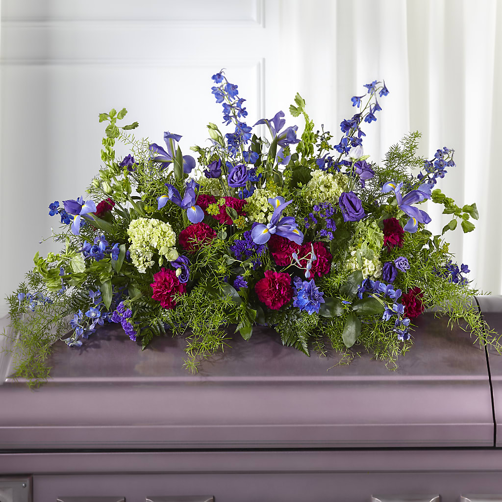 Always Treasured Casket Spray – Eastland Heaven Sent Floral, Eastland TX