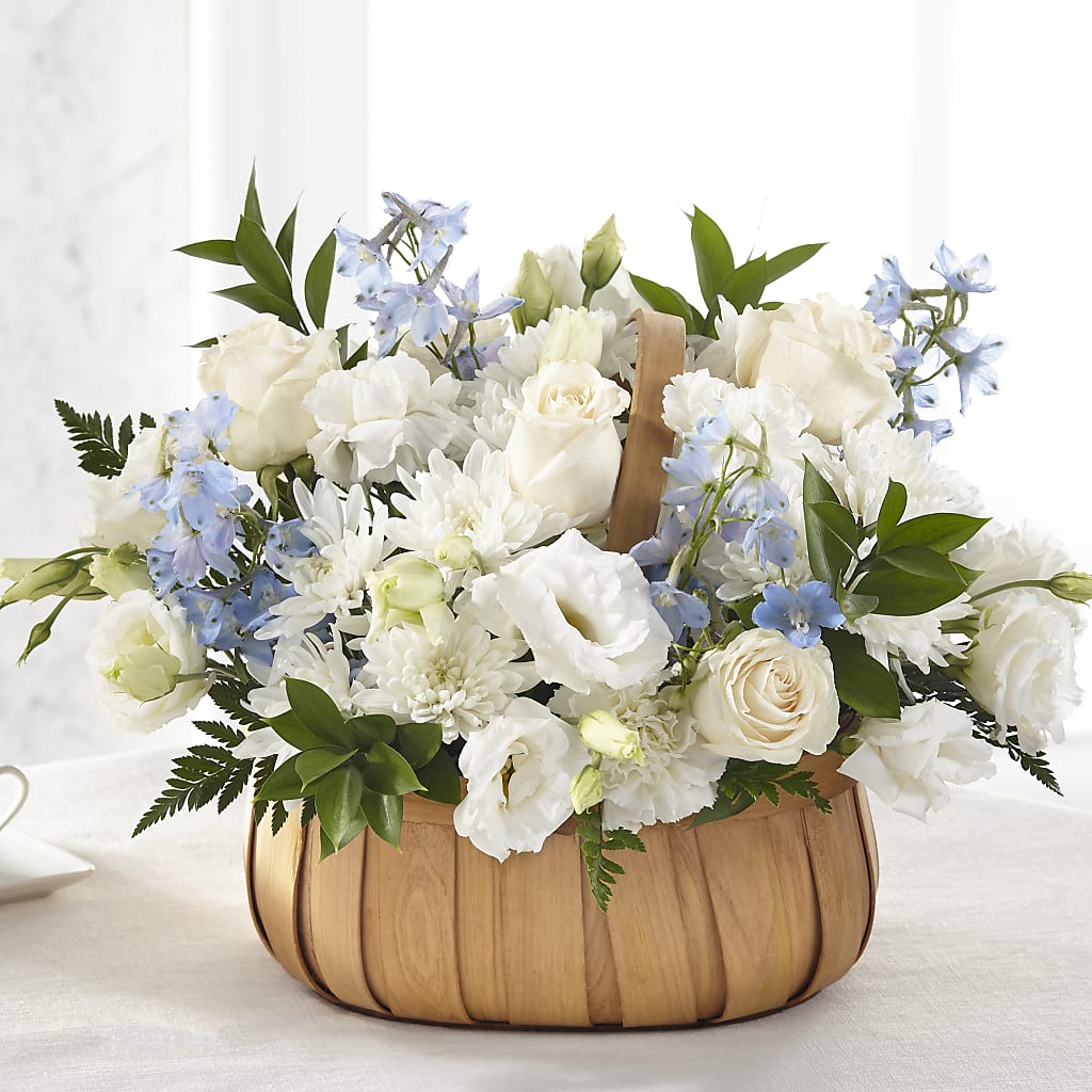 Sincerely Heartfelt Basket – Eastland Heaven Sent Floral, Eastland TX