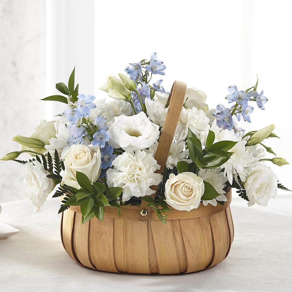 Sincerely Heartfelt Basket – Eastland Heaven Sent Floral, Eastland TX