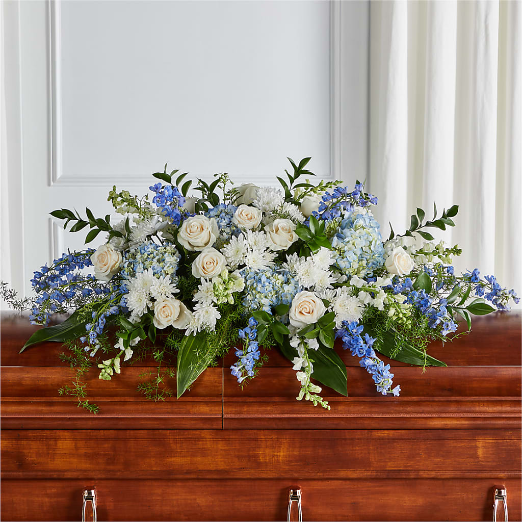 Timeless Essence Casket Spray – Eastland Heaven Sent Floral, Eastland TX