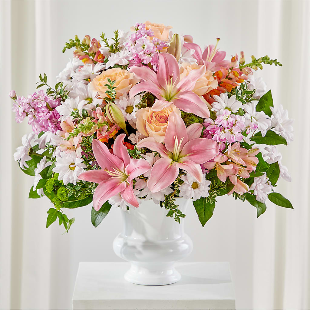 Heartfelt Gesture Urn Arrangement – Eastland Heaven Sent Floral, Eastland TX