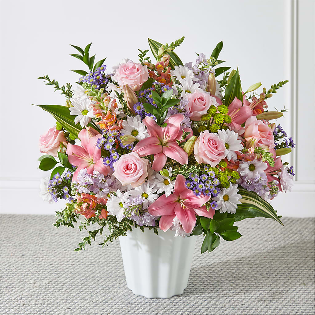 Abundant Compassion Floor Basket – Eastland Heaven Sent Floral, Eastland TX