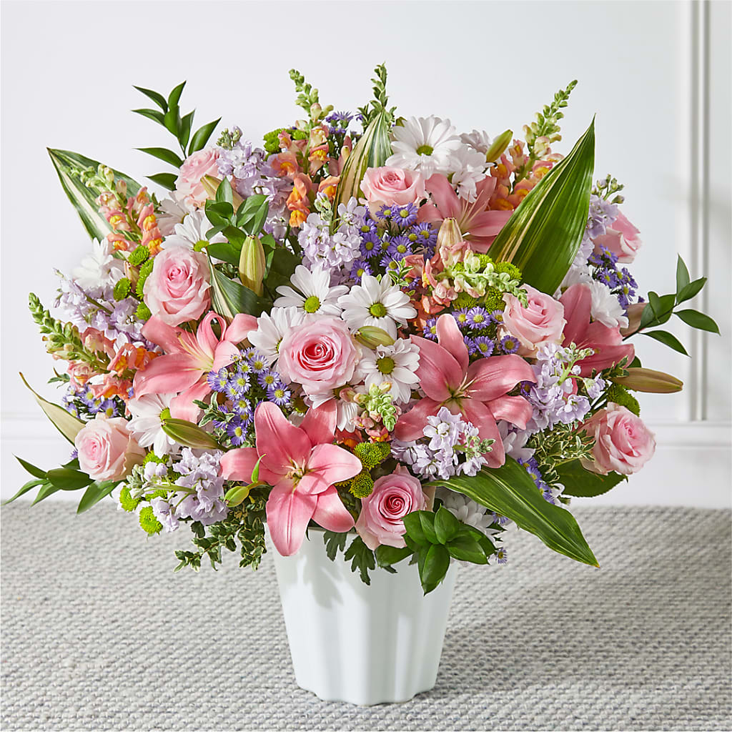 Abundant Compassion Floor Basket – Eastland Heaven Sent Floral, Eastland TX