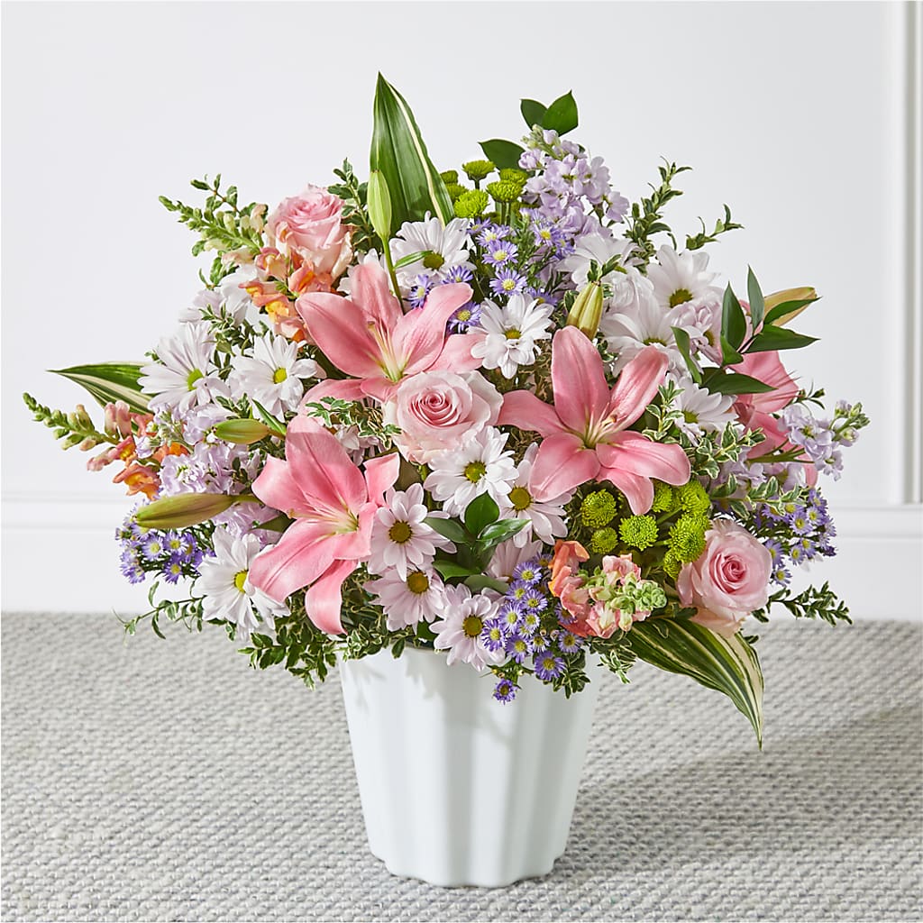Abundant Compassion Floor Basket – Eastland Heaven Sent Floral, Eastland TX