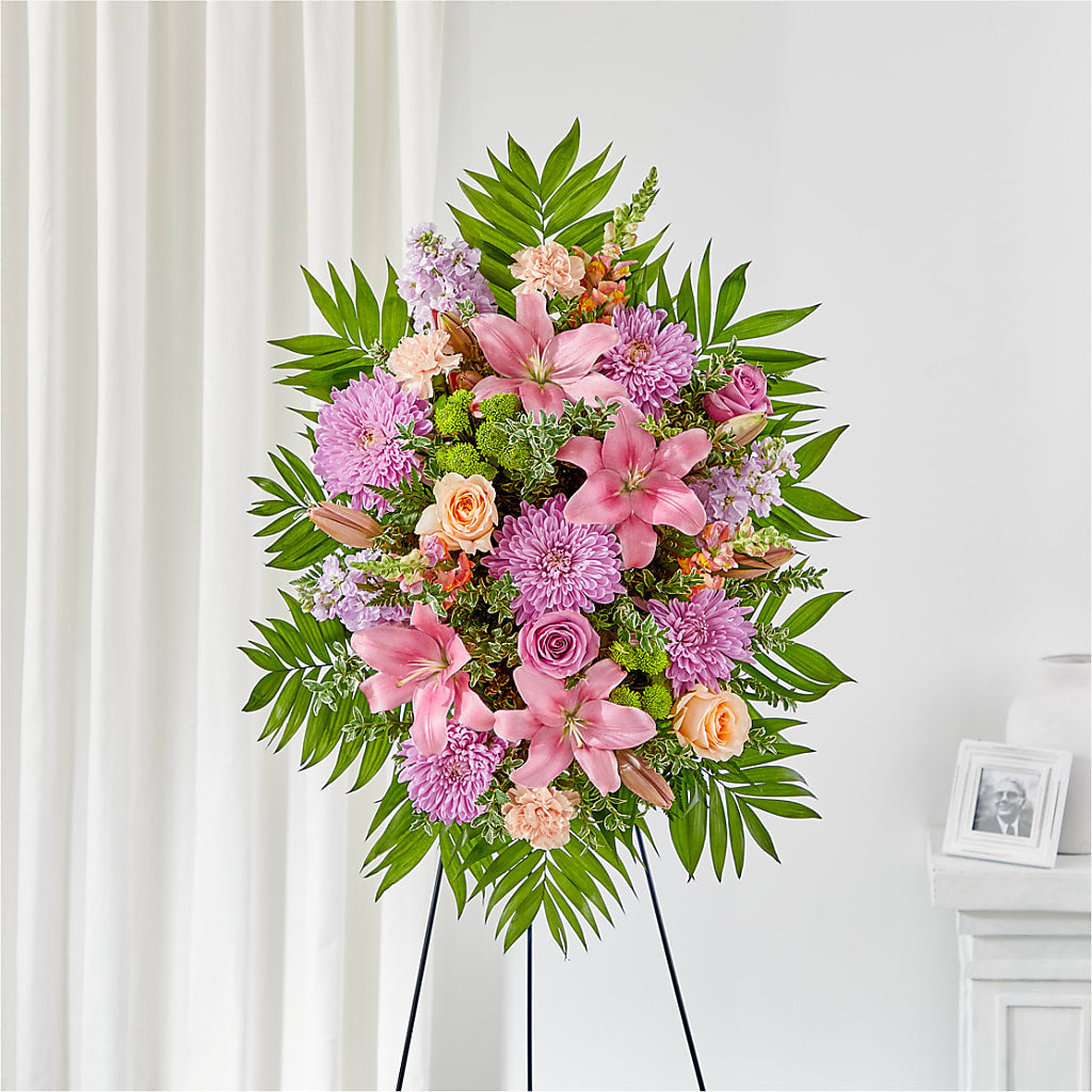 Love & Light Standing Spray – Eastland Heaven Sent Floral, Eastland TX