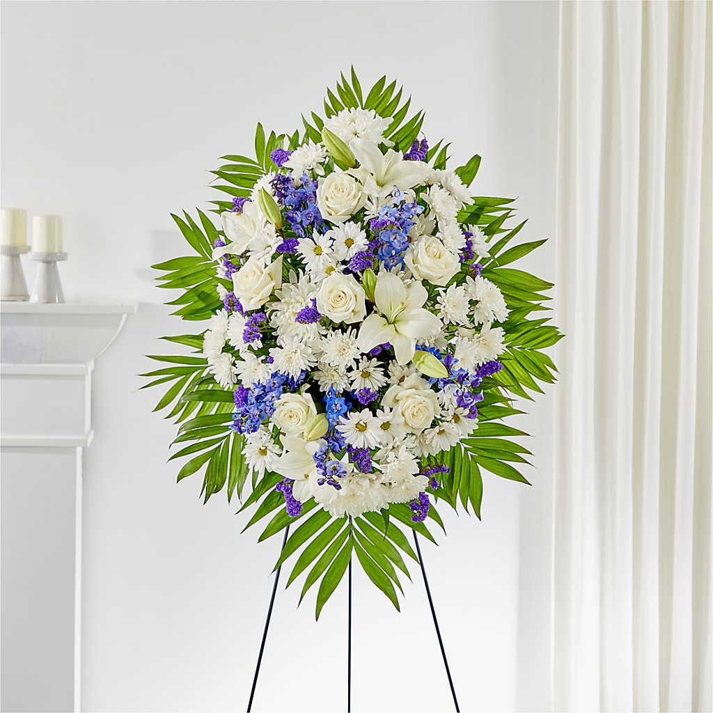 At Rest Standing Spray – Eastland Heaven Sent Floral, Eastland TX