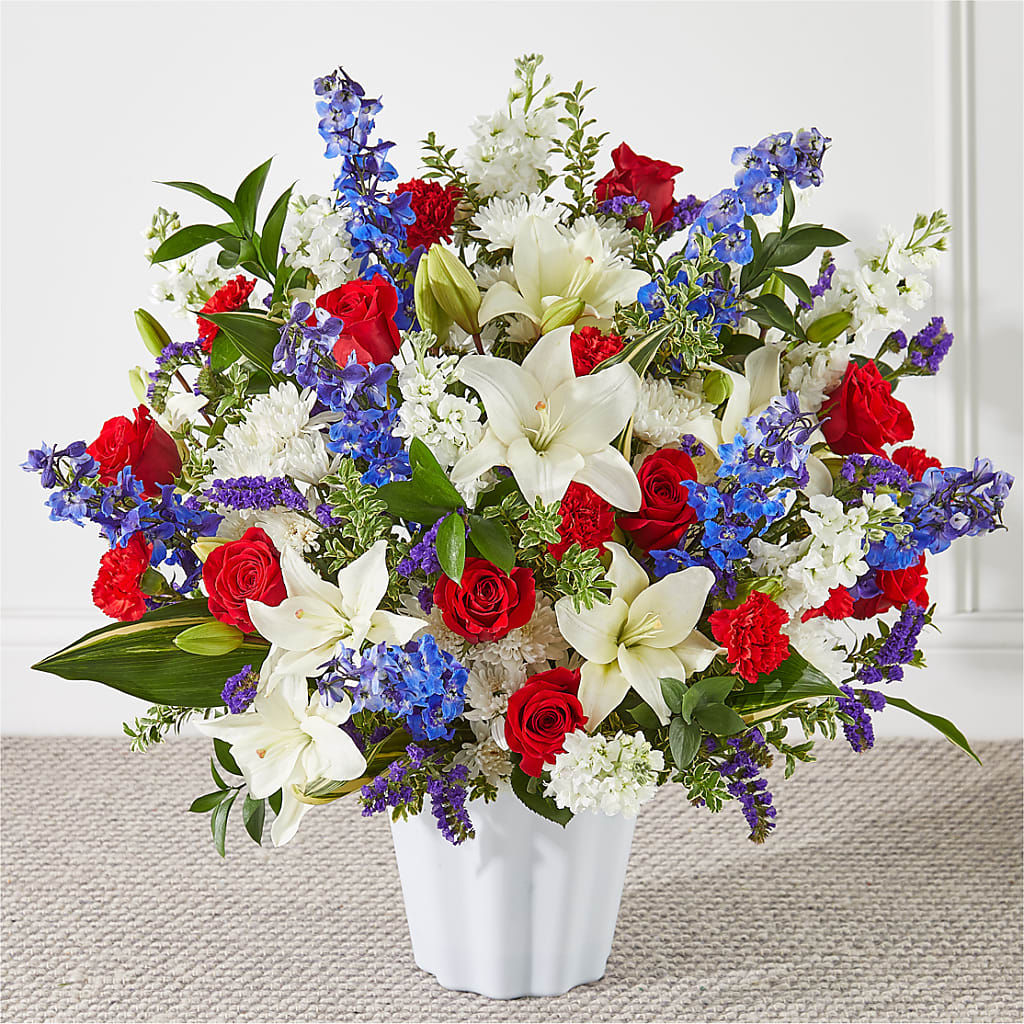 Consoled Floor Basket – Eastland Heaven Sent Floral, Eastland TX