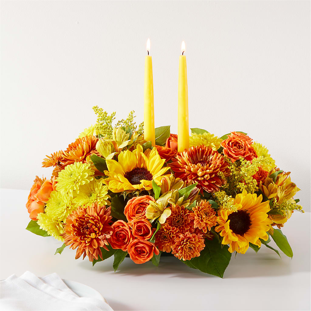 Autumn Harmony Centerpiece – Eastland Heaven Sent Floral, Eastland TX
