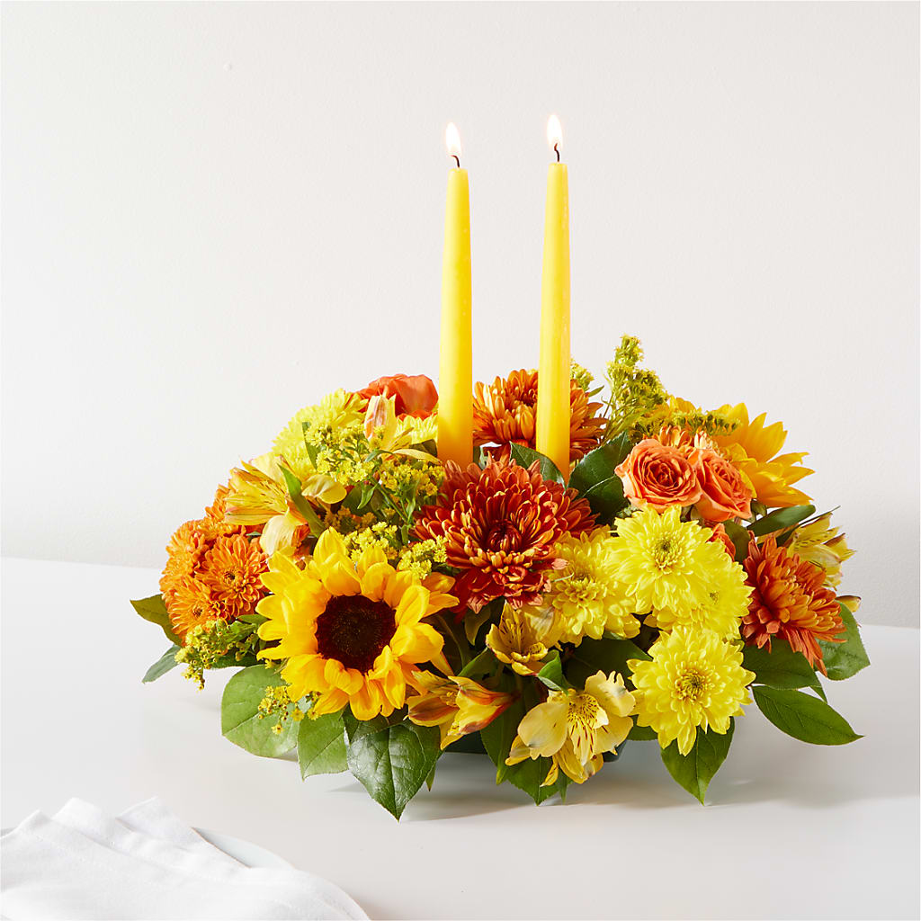 Autumn Harmony Centerpiece – Eastland Heaven Sent Floral, Eastland TX