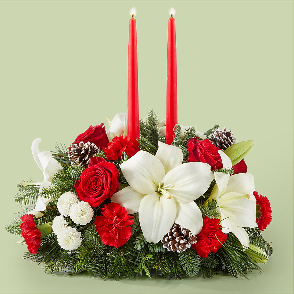 Seasonal Festivities Centerpiece – Eastland Heaven Sent Floral, Eastland TX