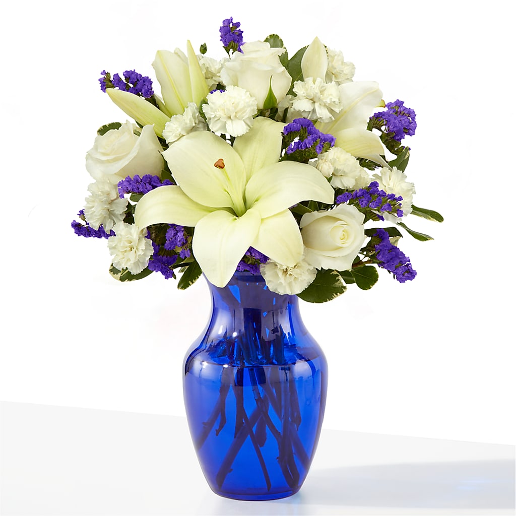Sapphire Rush Bouquet – Eastland Heaven Sent Floral, Eastland TX