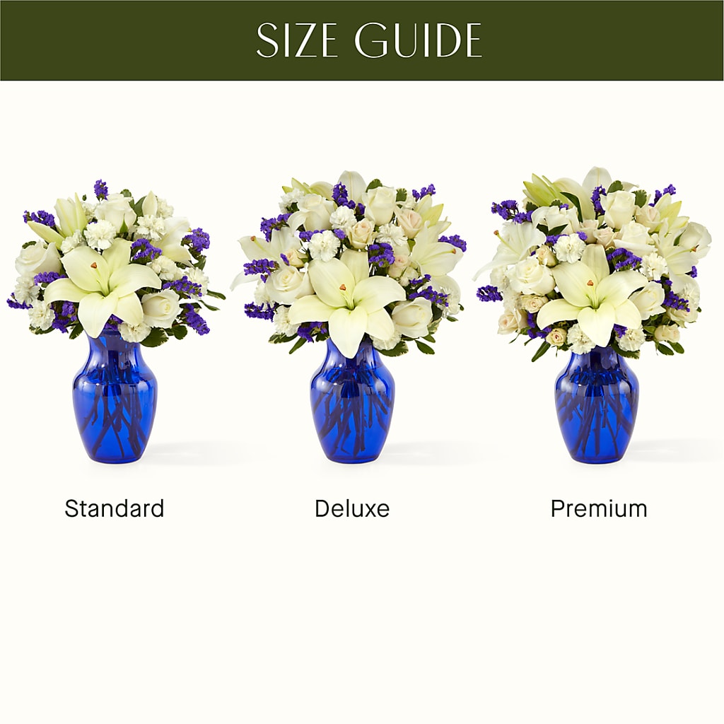 Sapphire Rush Bouquet – Eastland Heaven Sent Floral, Eastland TX