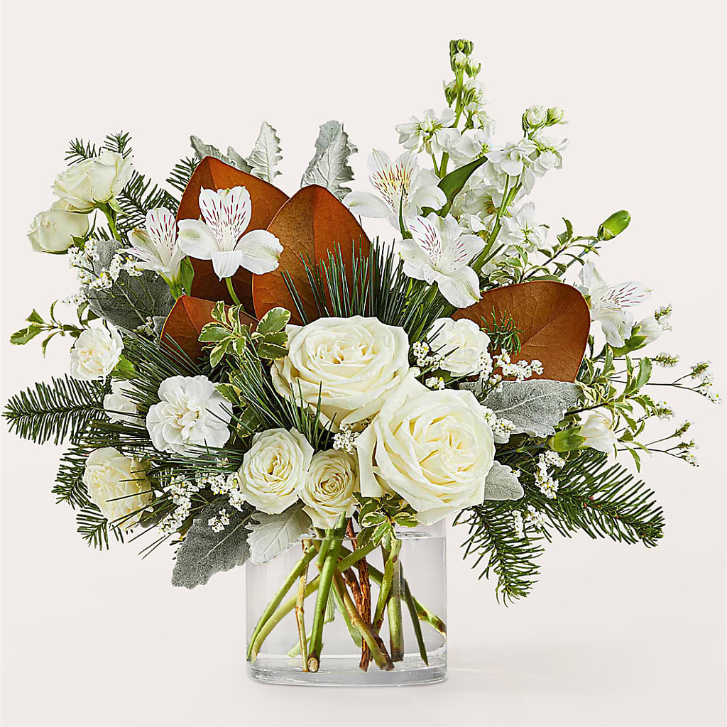 Fresh Snowfall Bouquet – Eastland Heaven Sent Floral, Eastland TX