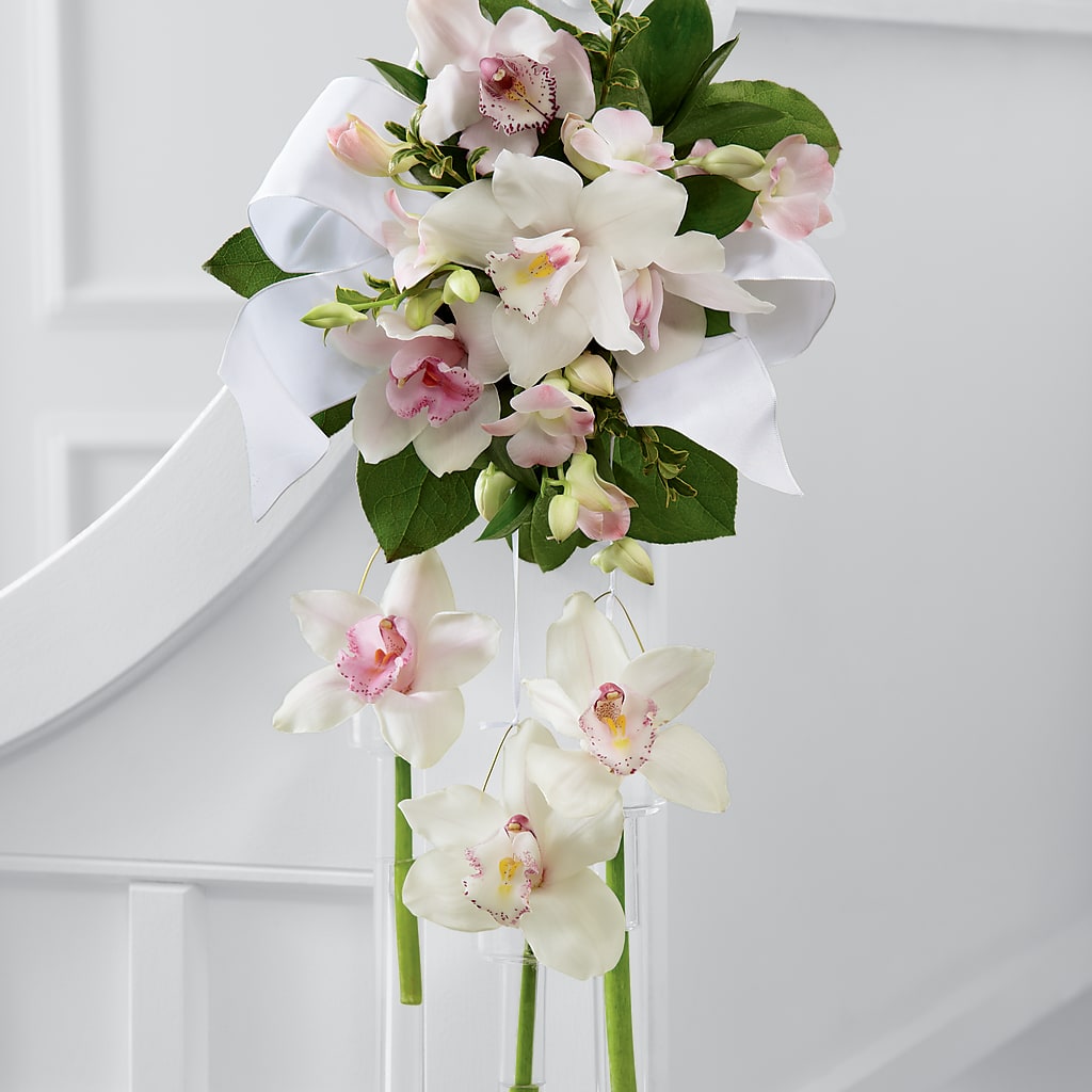 Perfect Entrance Pew Arrangement – Eastland Heaven Sent Floral, Eastland TX