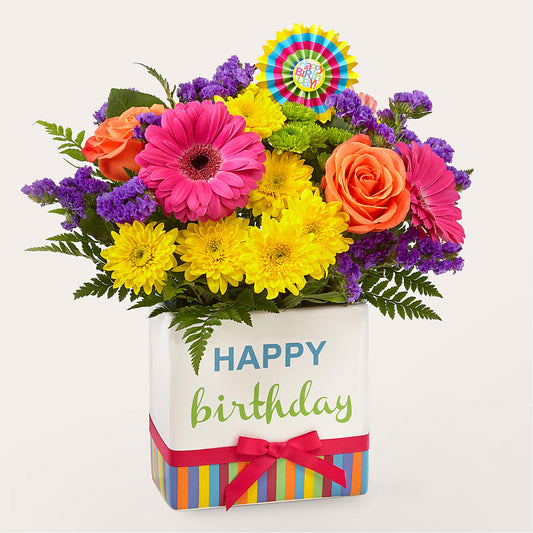 Birthday Brights Bouquet –  Eastland Heaven Sent Floral, Eastland TX