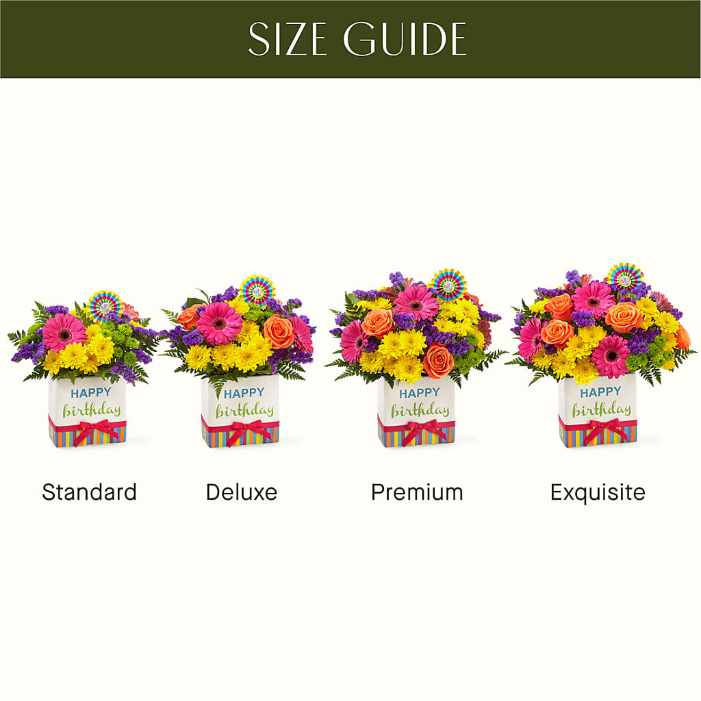 Birthday Brights Bouquet –  Eastland Heaven Sent Floral, Eastland TX