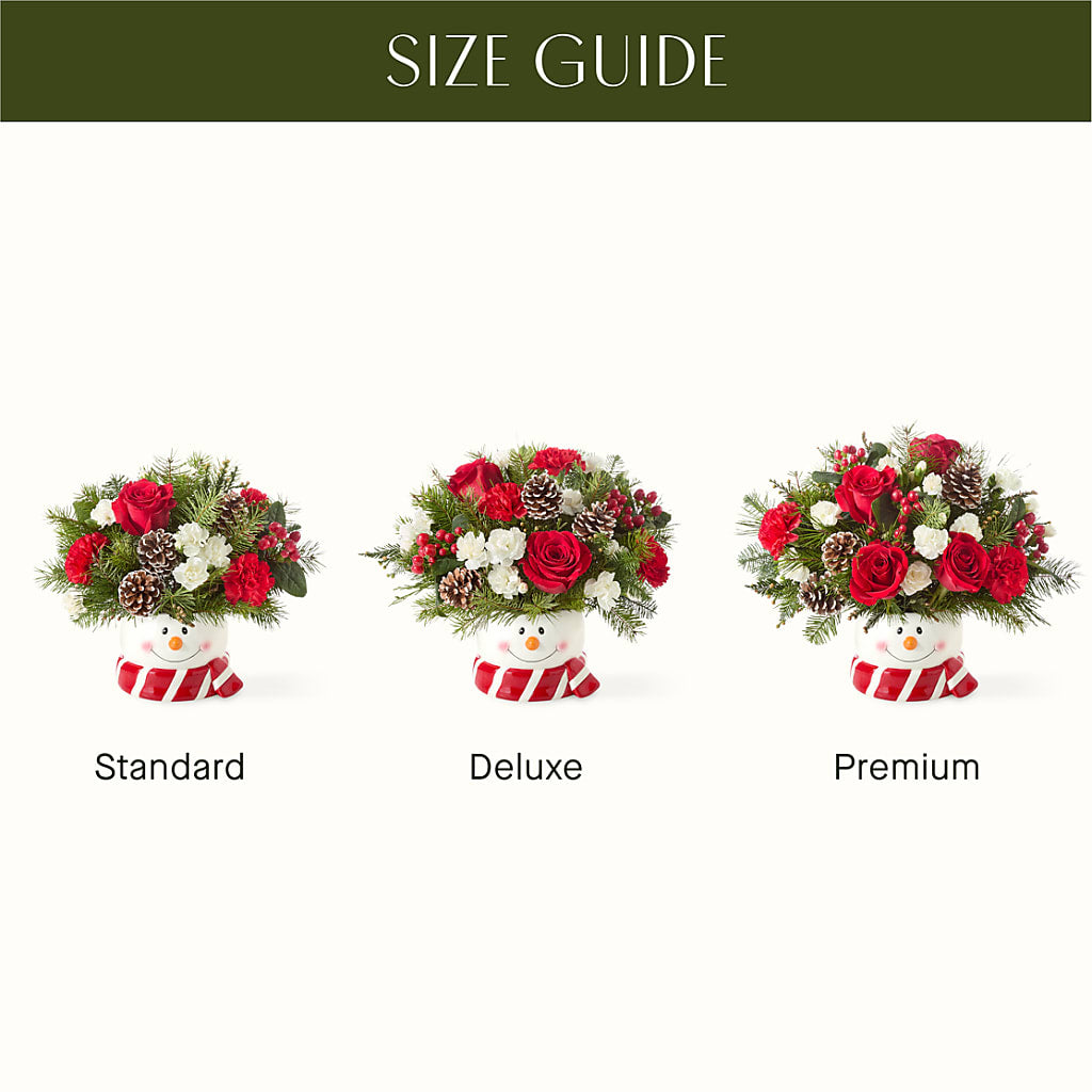 Jolly Snowman Bouquet –  Eastland Heaven Sent Floral, Eastland TX