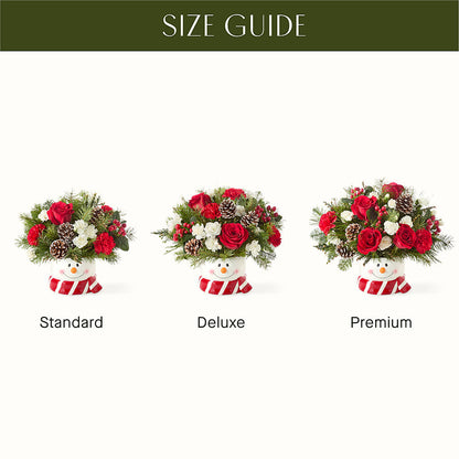 Jolly Snowman Bouquet –  Eastland Heaven Sent Floral, Eastland TX