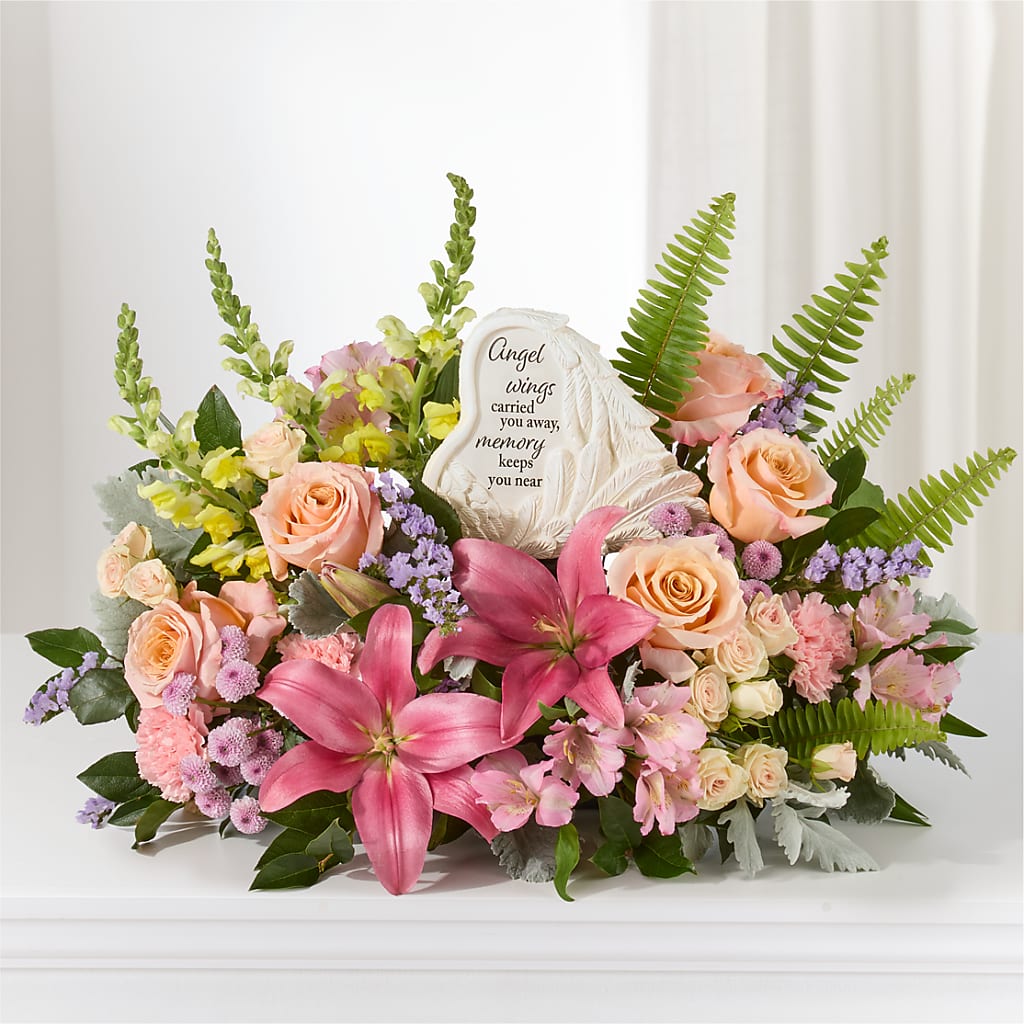 Gentle Light Arrangement –  Eastland Heaven Sent Floral, Eastland TX