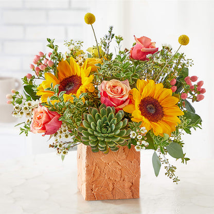 Sunflower Season Bouquet –  Eastland Heaven Sent Floral, Eastland TX